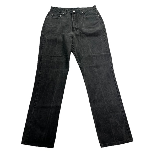 Guess Other - Guess Jeans Mens 34x32 Black Faded Triangle Straight USA 90s AST001 Vintage
